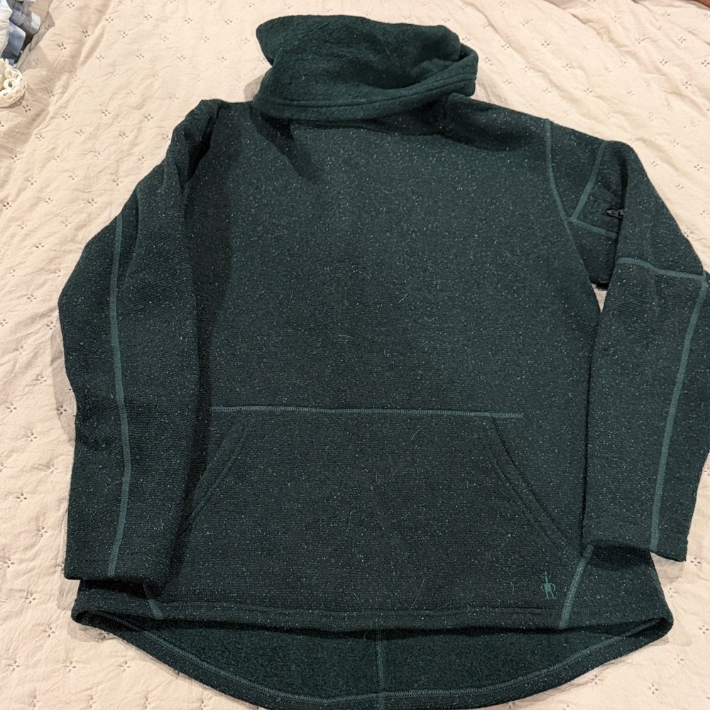 Smartwool Green Cowlneck Sweater